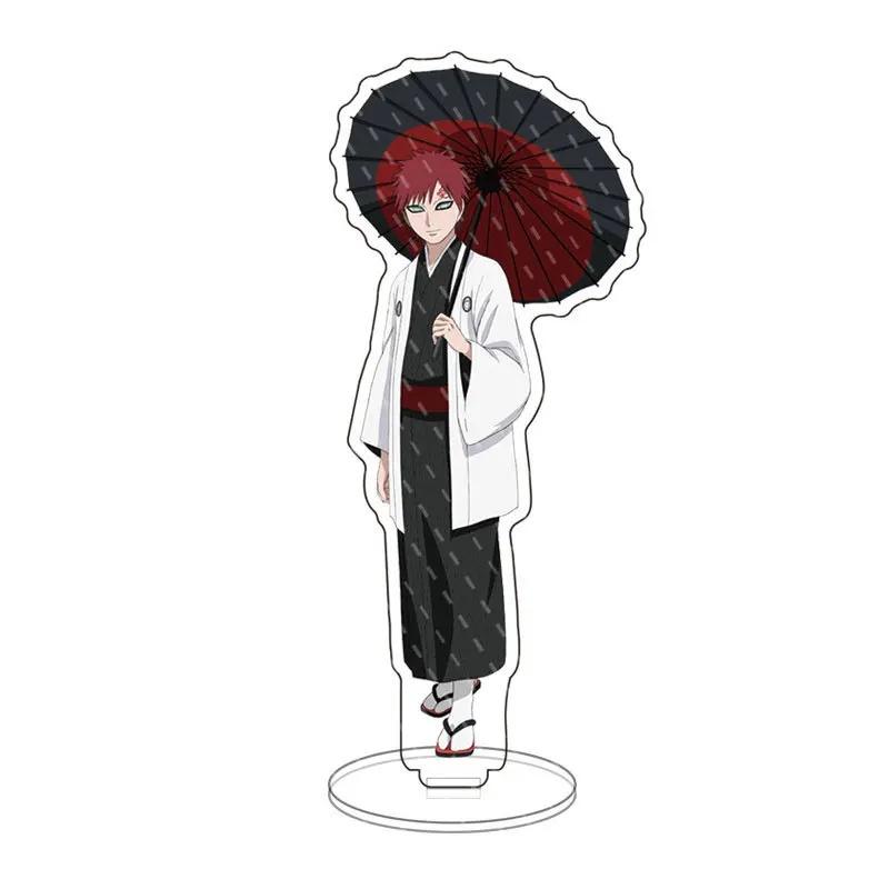 Japan Naruto Acrylic Stand Shippuden Uchiha Sasuke Sakura Desktop Decoration Doll anime figure character Xmas present 15cm