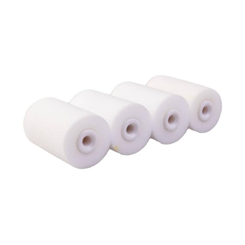 6Pcs High-Density Foam Paint Roller Paint Tray Liner 2 Inch Small Paint Roller Kit For Wall Painting Tools