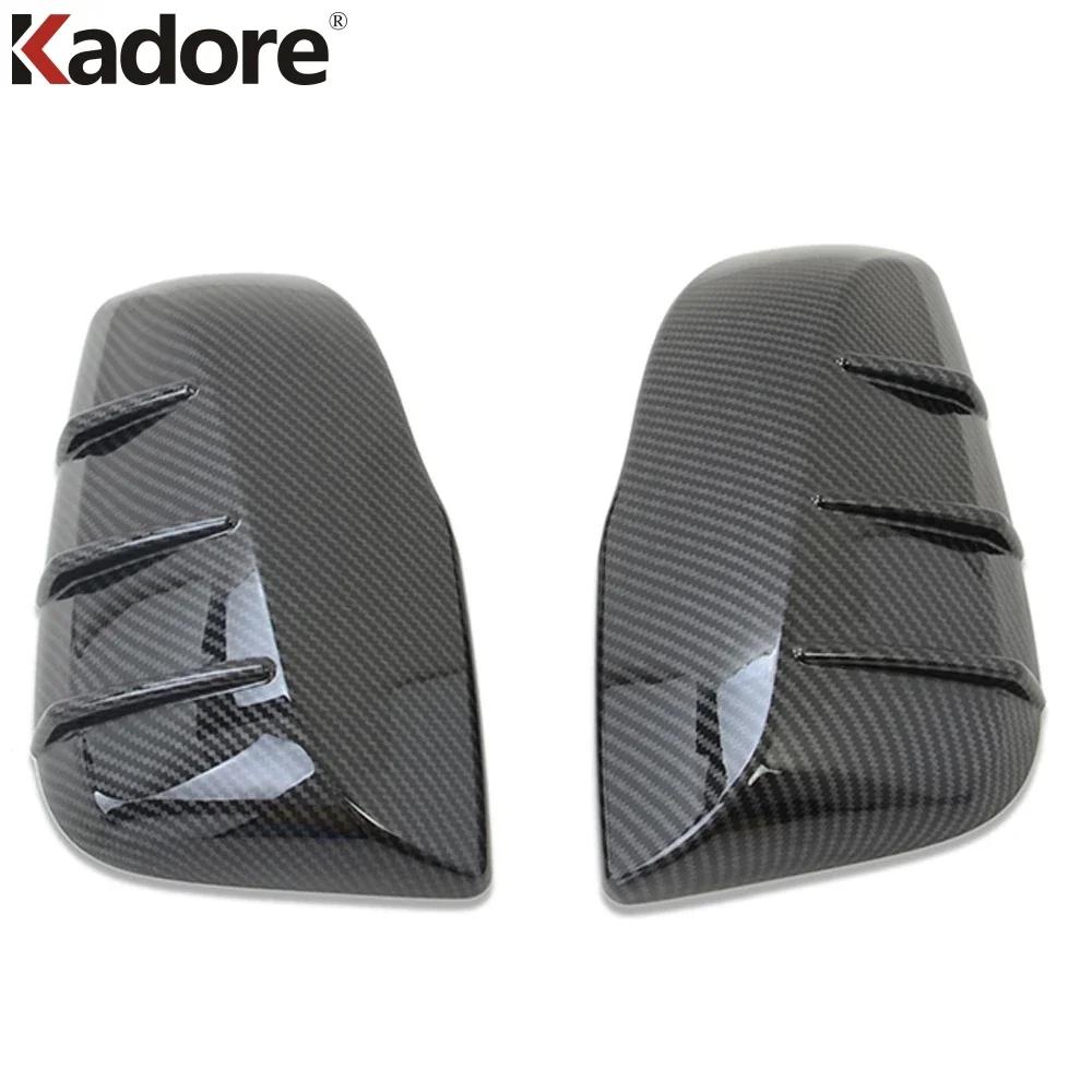 Rearview Mirror Cover Trim For Toyota RAV4 RAV 4      2024 Carbon Fiber Car Side Wing Mirror Cap Accessories