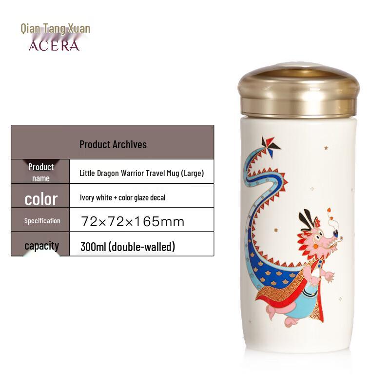 Gantangxuan Dragon Year Living Porcelain Ceramic Cup