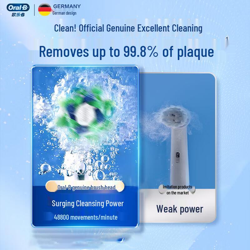 Oral-B Replacement Electric Toothbrush Heads - 3 Pack