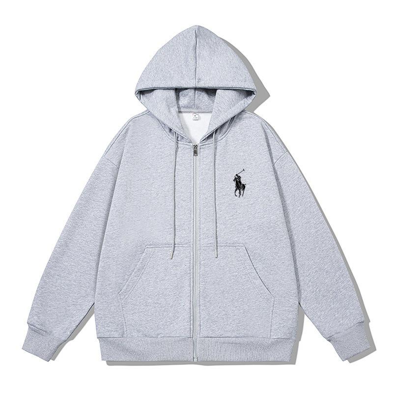 Autumn Winter British Youth Hooded Cardigan Sweatshirt - Loose Fit, Plus Size, Fashion Print with Hot Stamping and Zipper