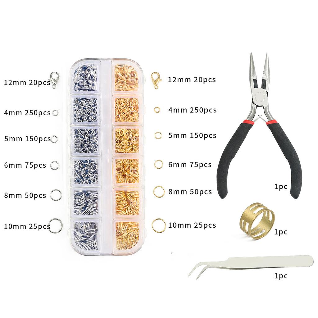 DIY Jewelry Accessories, Earrings, Ear Hooks, Bracelets, Necklaces, Handmade Bead Materials, Tool Sets