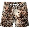 Sommer Herren 3D Leo-Print Strandhose Mode Vielseitig Trend Lässig Atmungsaktiv