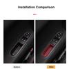 2Pcs Silicone Car Door Window Lifter Storage Box Accessories Trim For Mini Cooper F66 2024 2025 J01 EV Interior Decoration
