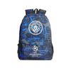 Man City FC Ryggsäck för Fans - Vattentät Fotbollsskola Ryggsäck - Slitstark Studentryggsäck