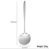 304 Stainless Steel Long Handle Round Cooking Spoon - Ideal for Kitchen Use and Frying Fish