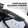 For Toyota Car Rearview Mirror Rain Eyebrow Snap-On EUYDH7 Carbon fiber Rain Shield GRsport Hilux Aygo Yaris Corolla Rav4 GR Auris