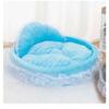 New Creative Doghouse Pet Bow Lace Princess Bed Oval Princess Nest Pet Dog Bed