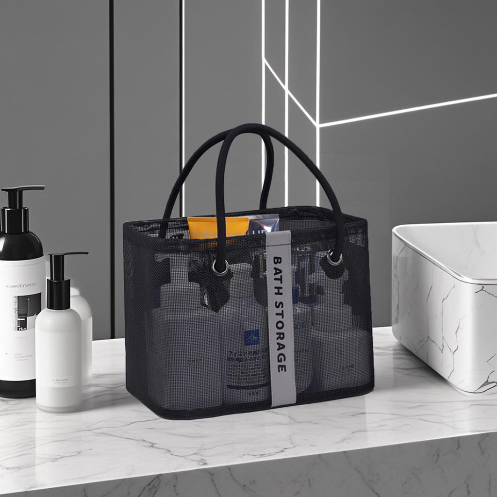 New Makeup Bag, Mesh Travel Toiletry Bag, Men's Toiletry Bag, College Dormitory Toiletry Storage Bag, Toiletry Basket