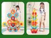 Super Large 26CM Snowflake Plates - Kindergarten Outdoor Construction Game Blocks for Parent-Child Play
