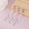 1/3Pcs Acrylic Cosmetic Spatulas Scoop With Box Face Cream Mask Mud Mixing Spoon Beauty Tools Absorb Roller Facial Applicator