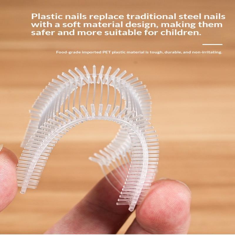 Etikettierpistole Quilt-Halter Anhängerpistole Weiches Silikon Nadeloser Schnappverschluss Einzelnadel Nähpistole Nicht-Verfolgung Blatt Anti-Rutsch Werkzeug