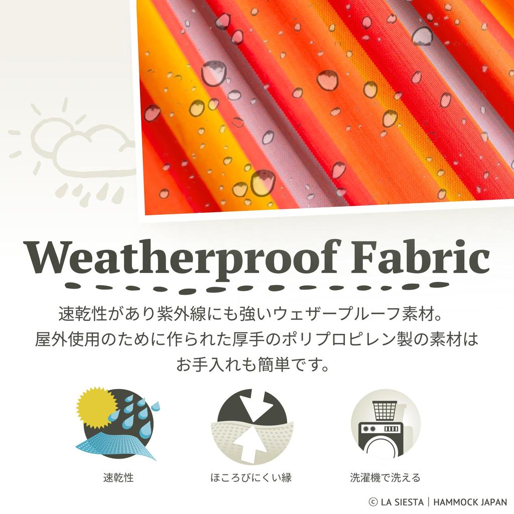 La Siesta King Size Hammock Brisa Stripe Toucan (Outdoor) BRH18-28