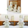 Cute Polka Dot Bunny Plush Toy With Pp Cotton Filling For Girls And Kids Gift