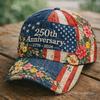 Jubileum Amerikanska Självständighetsdagen D Digitaltryckt Basebollkeps Herr Vintage Blommig Skuggkeps