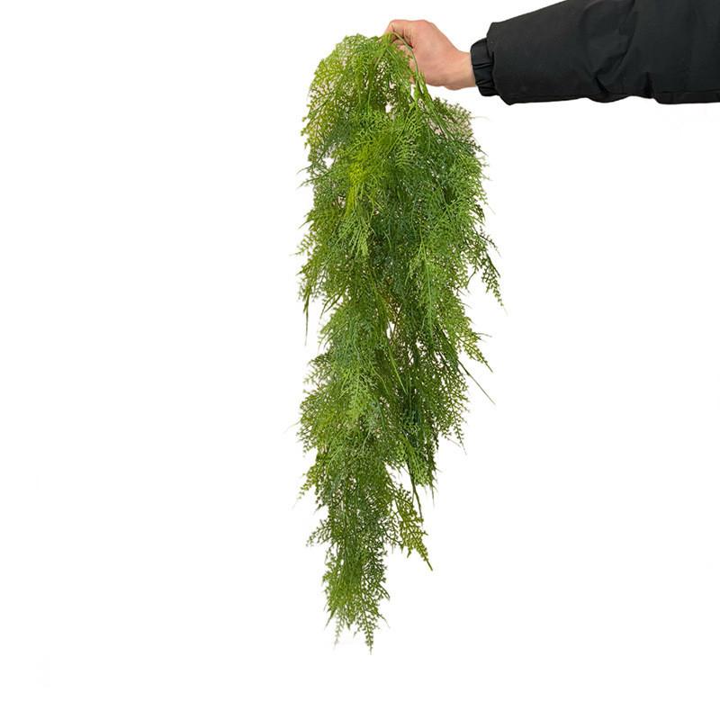 

Green Faux Plant Wall Hanging With Realistic Ferns For Home Decor And Event Decoration Green