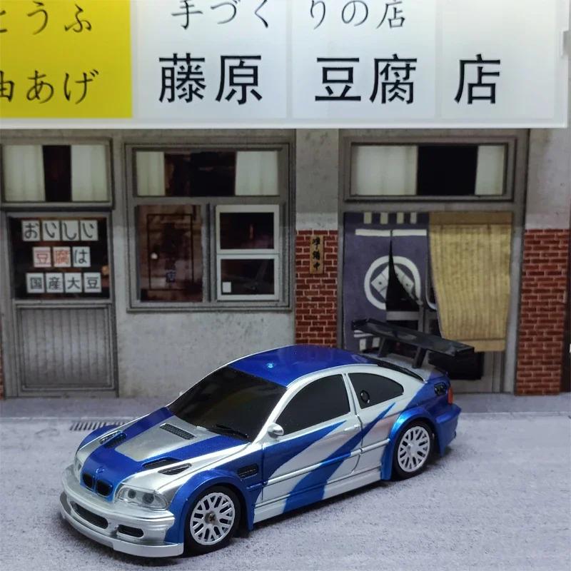 2,4G RC Drift Car 1/43 4WD Fjernkontroll Bil Høyhastighets Firehjulstrekk Radiostyrt Mini Racing Bil Modell Gutt Lekegave Gave
