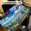 Large Mouse PadZelda Custom Name Text Personalized Desk Mat Non Slip Gaming Pad