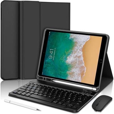 Tastaturhülle - BOOLING - für iPad Air 3 / Pro 10,5 - Bluetooth AZERTY - Kabellose Maus - Touchscreen-Stift