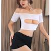 Hot Erotic lingerie Tight Secretary Uniform Sexy Beauty Open Chest Bag Hip Nightclub Dress erotic sexy lingerie woman Clothing