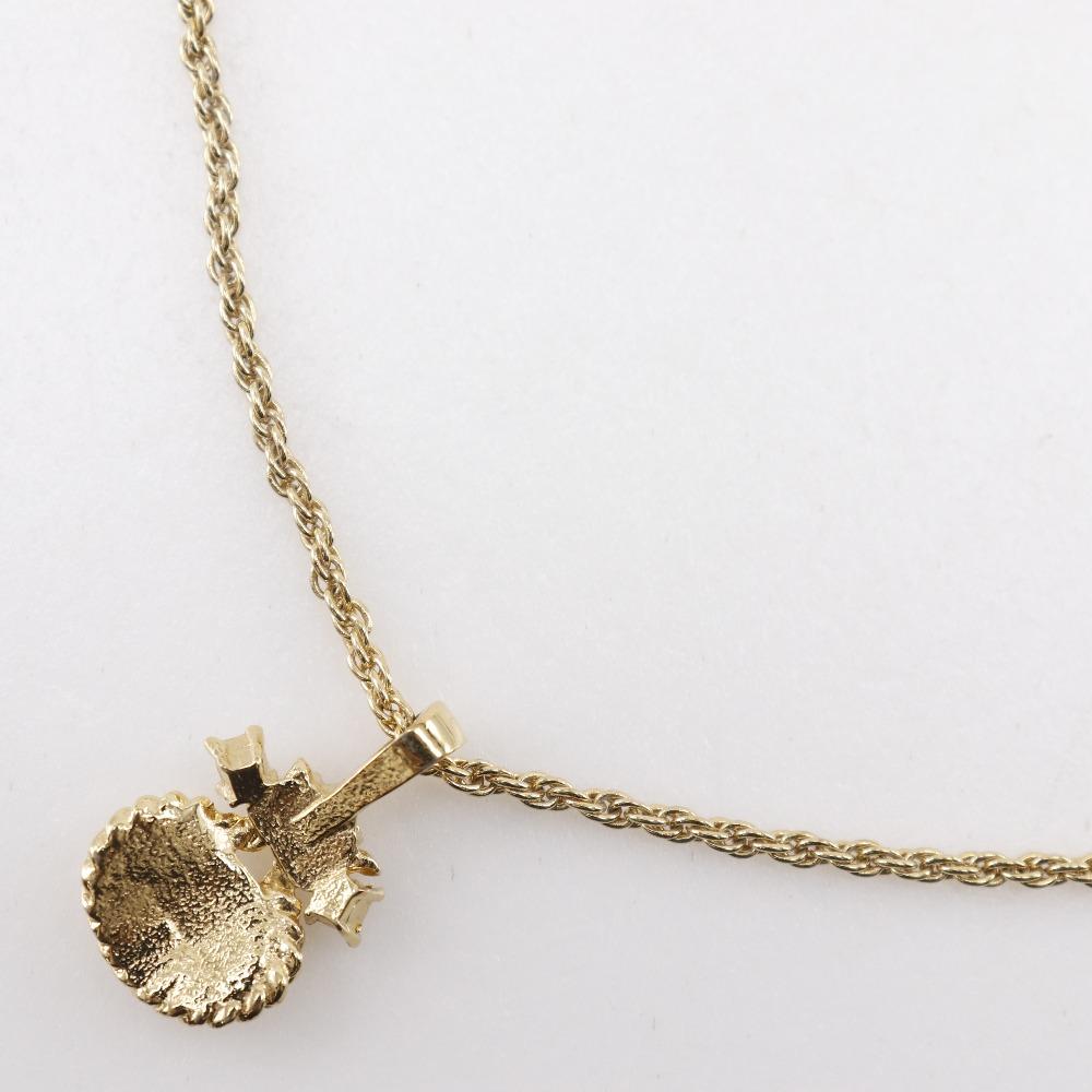 NINA RICCI NR Necklace Plated Gold 7.4g Women Used