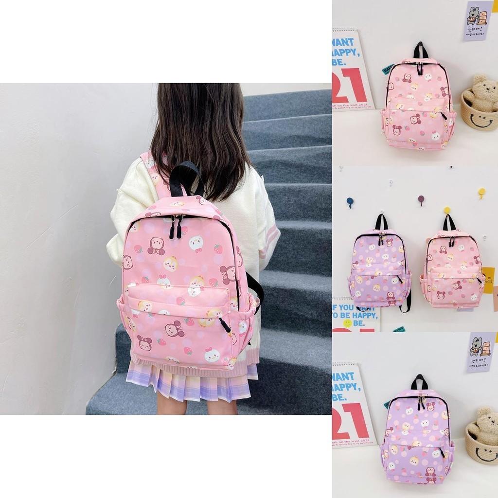 Trendy Stylish Large Capacity Nylon Backpack For Kids With Cute Cartoon Patterns And Lightweight Design