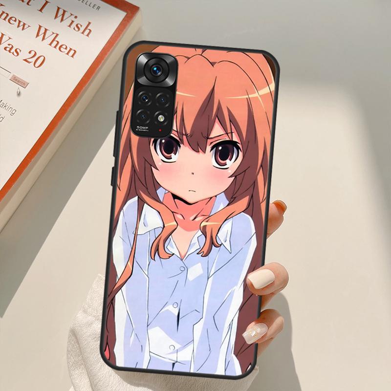 Anime Toradora Aisaka Taiga Case For Xiaomi Redmi Note 11 10 9 8 Pro Note 11S 10S 9S 8T K50 K40 9A 9C 10A 10C Cover