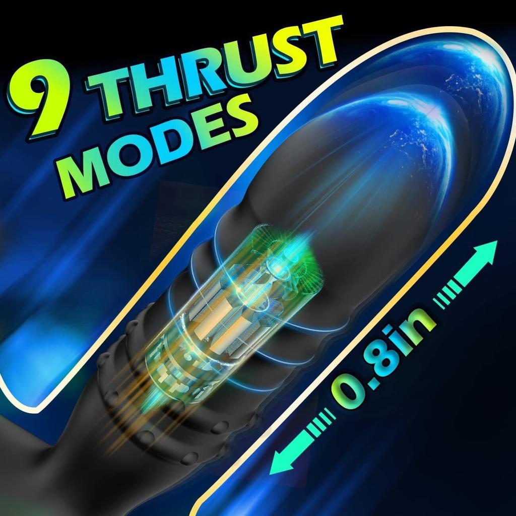 APP Control Male Telescopic Prostate Massager Bluetooth Thursting Butt Plug Anal Vibrator Sex Toys for Men Ass Buttplug 18 Modes