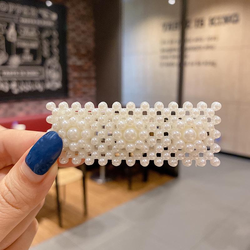 Korean Minimalist Pearl Hair Clip for Girls: Elegant Y2K Style