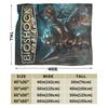 B-BioShocks 2 Remastered Blankets Super Warm Novelty Plush Throw Blanket For Home Decor Airplane Flannel Bedspread Bed Cover