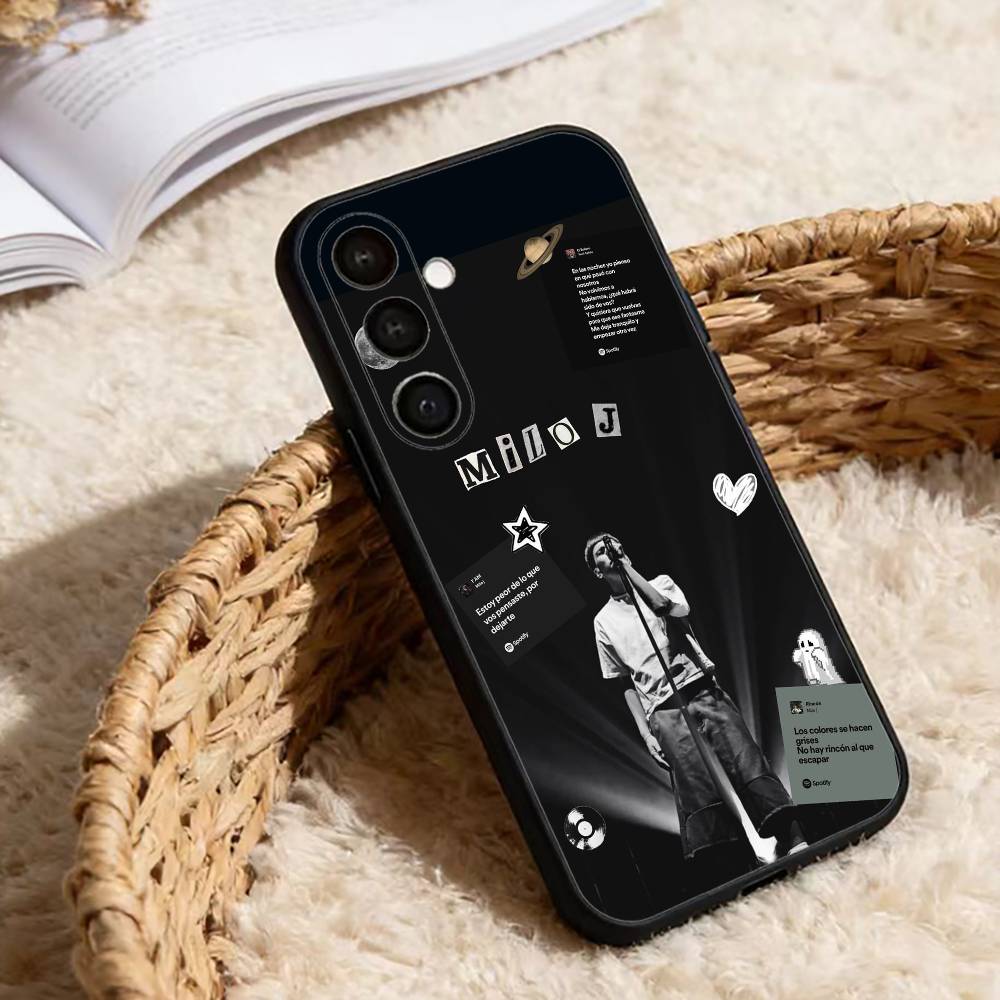 Singer M-Milo J Phone Case For Samsung Galaxy A13,21s,22,31,32,52,53,71,72,73,Soft Black Cover
