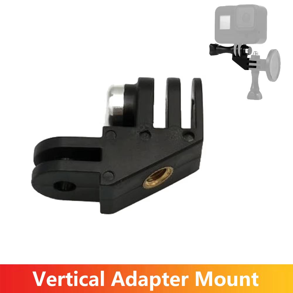 90° Vertical Adapter Tripod Mount for GoPro Hero 13 12 11 10 9 Insta360 SJCAM SJ4000 AKASO DJI OSMO Action Camera Accessories