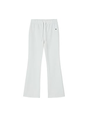 STREET STANDARD Bonded Flare Pants White