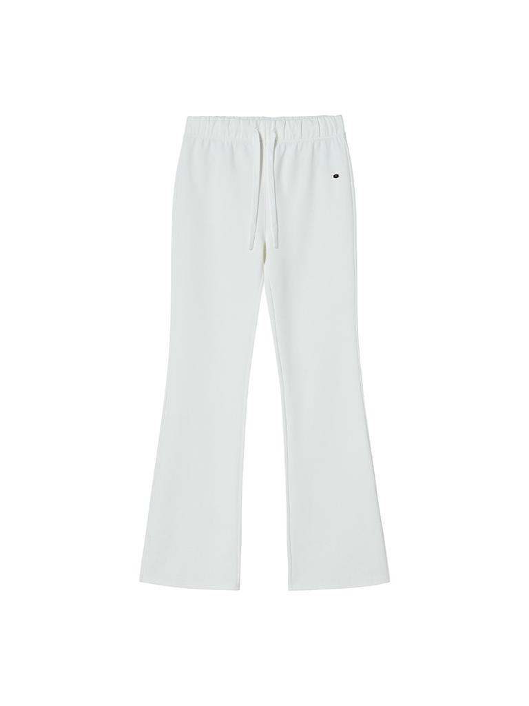 STREET STANDARD Bonded Flare Pants White
