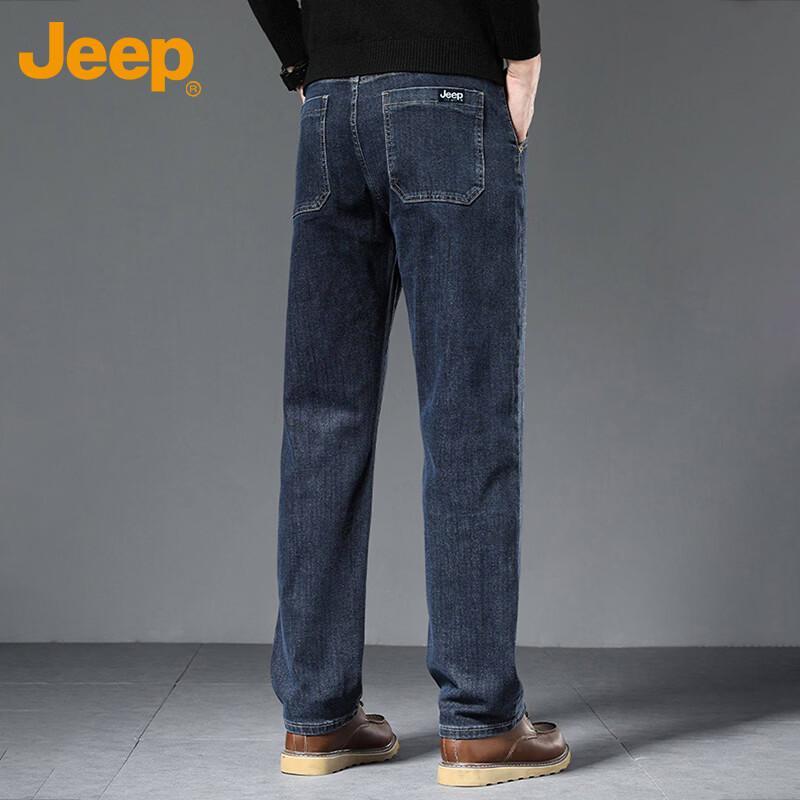 JEEP Men's Autumn/Winter Straight-Leg Loose Fit Jeans