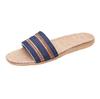 Men's Fashion - Linen Home Indoor Open Toe Flat Shoes Beach Slippers