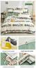 Fresh Orange 100% Cotton Four-Piece Bedding Set - Duvet Cover & Bed Sheet for Student Dorms and Homes