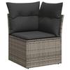 VidaXL Garden Lounge Set with Cushions 12 Pcs, Patio Sofas, Patio Furniture Set, Outdoor Furniture, Grey 3224793