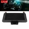 125ml Chłodnica Oleju Układ Chłodzenia Oleju Silnikowego Radiator Zestaw do Silnika GY6 100CC‑150CC Czarny