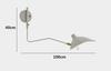 Modern Swing Wall Lamps Loft Adjustable Head Wall Lights Surface Installation Reading Wall Sconces E27 Indoor Wall Lamp 85-260v