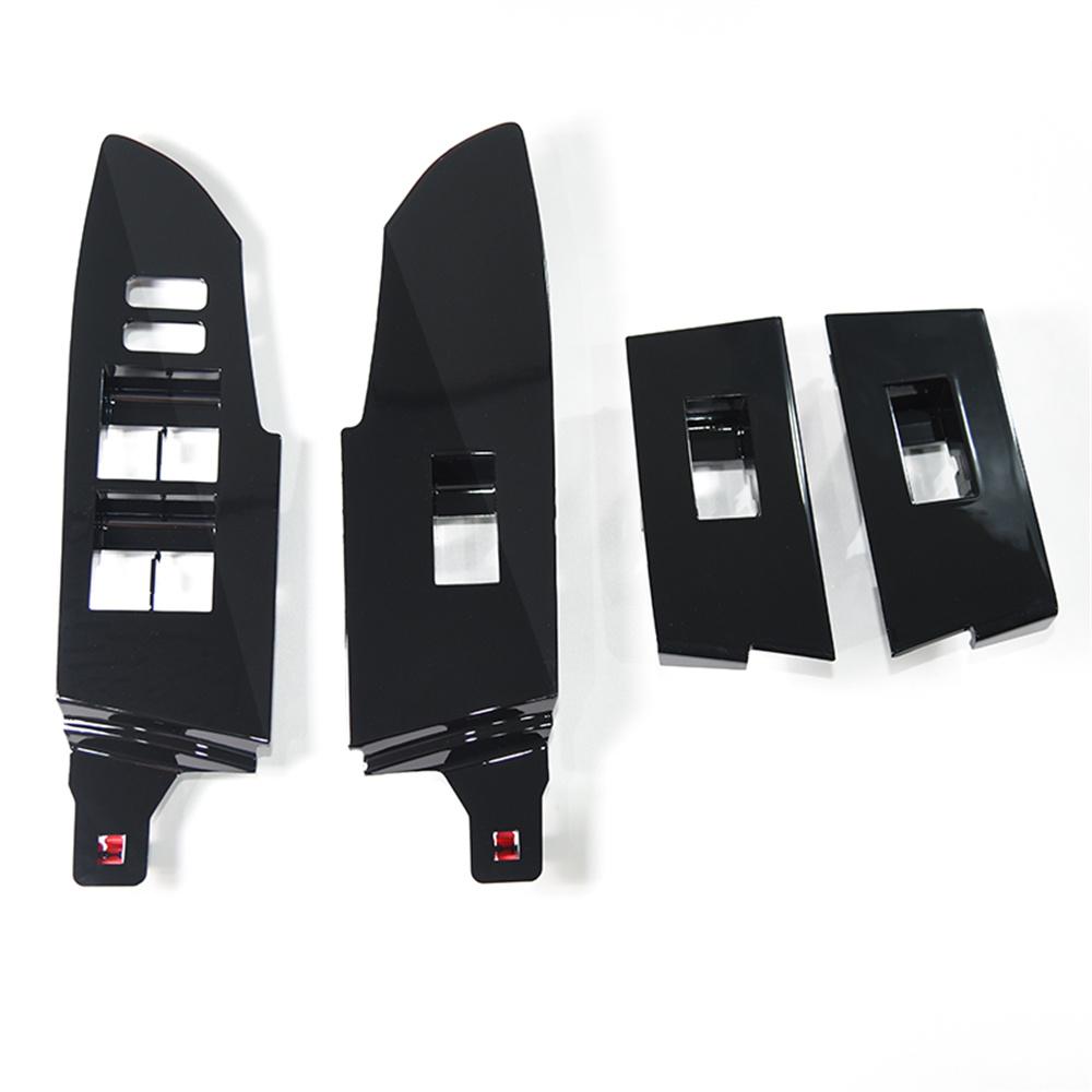 4Pcs/Set Car Window Switch Panel Cover Trim LHD Fit for Toyota Corolla 2014 -2018