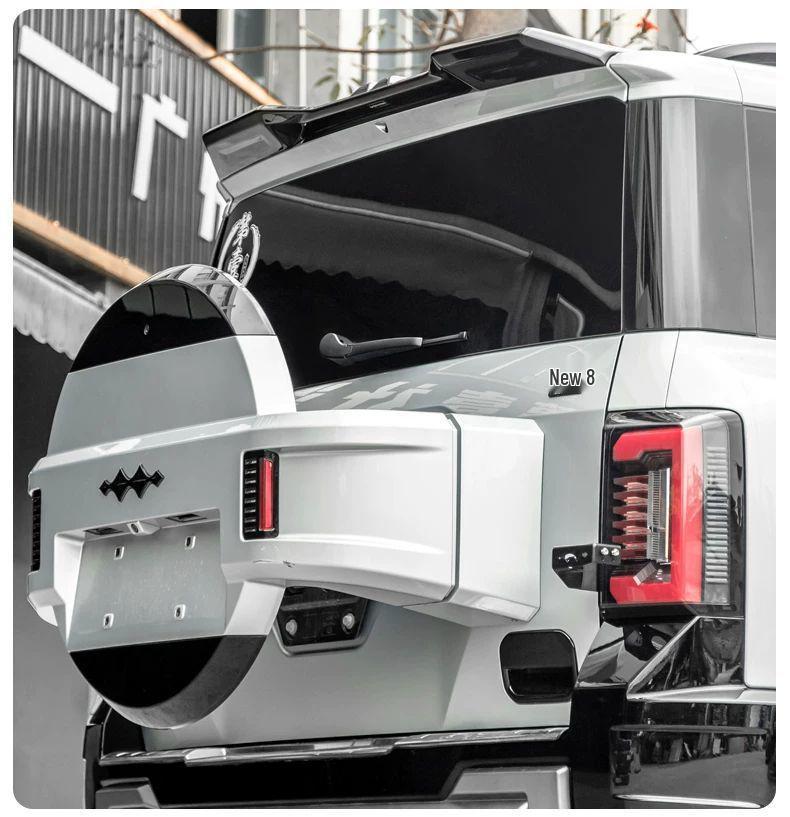 Equation Leopard 8 Special MC Sport Rear Top Diffuser Hole-Free Exterior Upgrade Spoiler