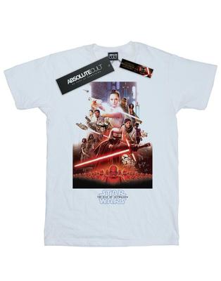 Damen/Damen Star Wars: Der Aufstieg Skywalkers Poster Baumwoll-Boyfriend-T-Shirt
