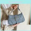 Wholesale New Fashion Rivet Stitching Shoulder Bag Women 2023 Street Trendy Pu Small Armpit Bag