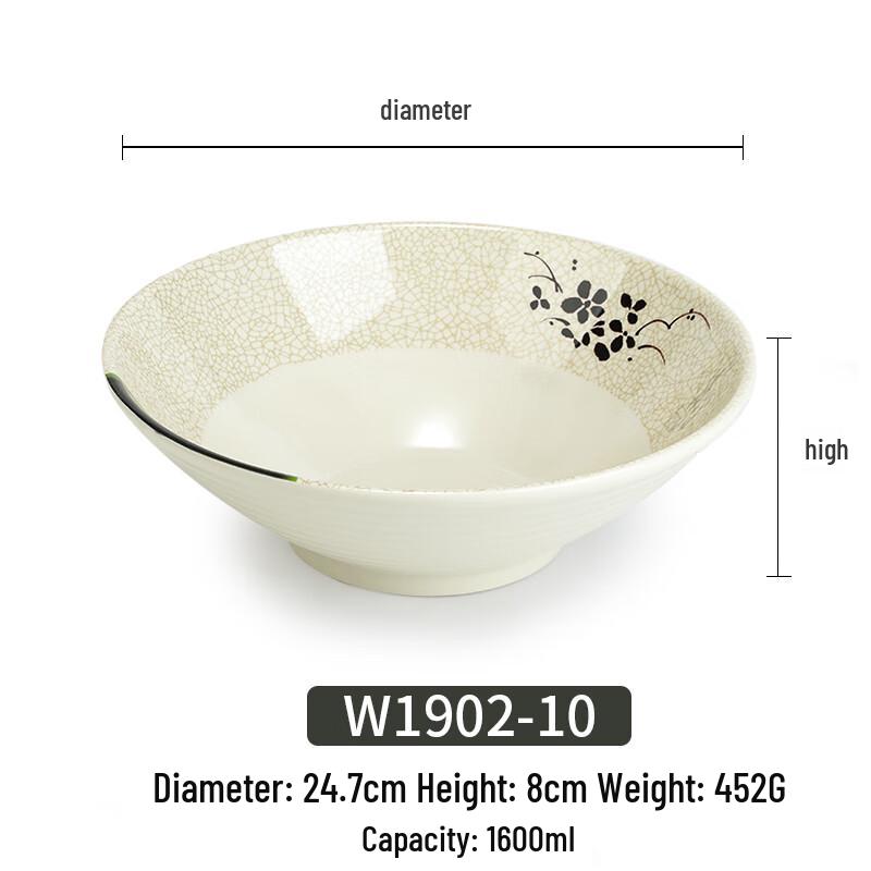 A5 Melamine Round Noodle & Soup Bowl