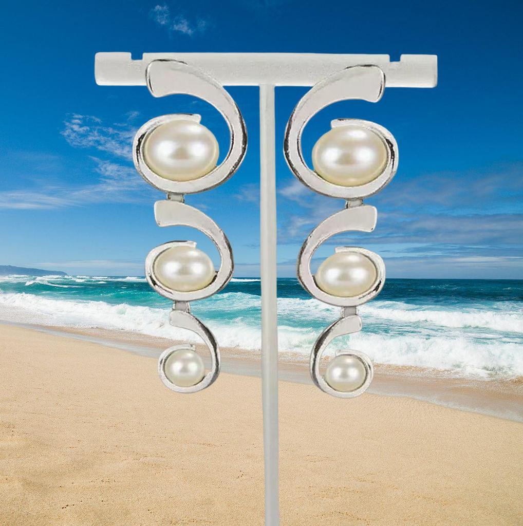 Elegant Women's European & American Inlaid Oval Stud Earrings – Bestselling Daily Wear 1 Pair