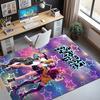 KPop Demon Hunters Pattern Rug, Indoor/Outdoor Mat, for Picnic, Gameroom, Bedroom, Office, Living Room, Home Decor Carpet, Birthday Gift