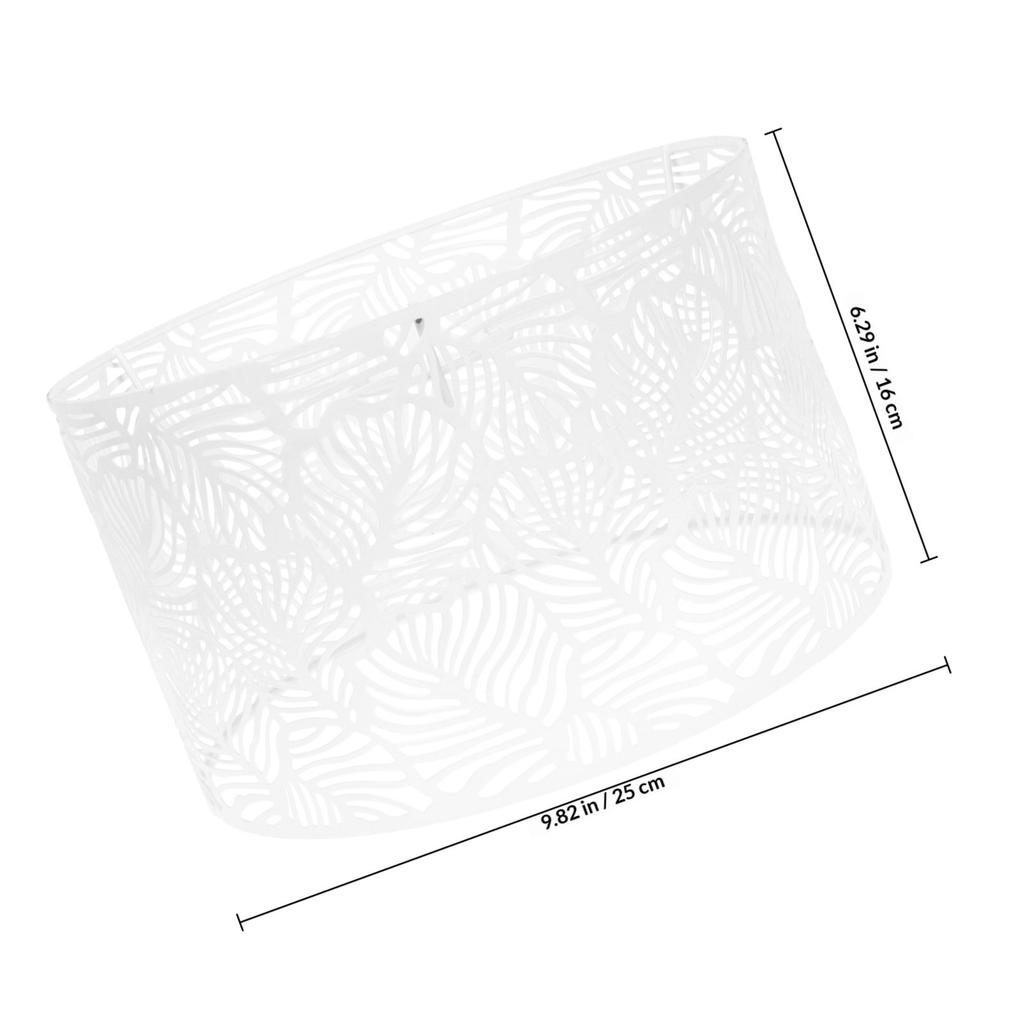 Hollow Out Metal Lampshade Cylinder Light Cover for Hanging Lamp Modern Style Decorative Lamp Shade for Living Room Bedroom