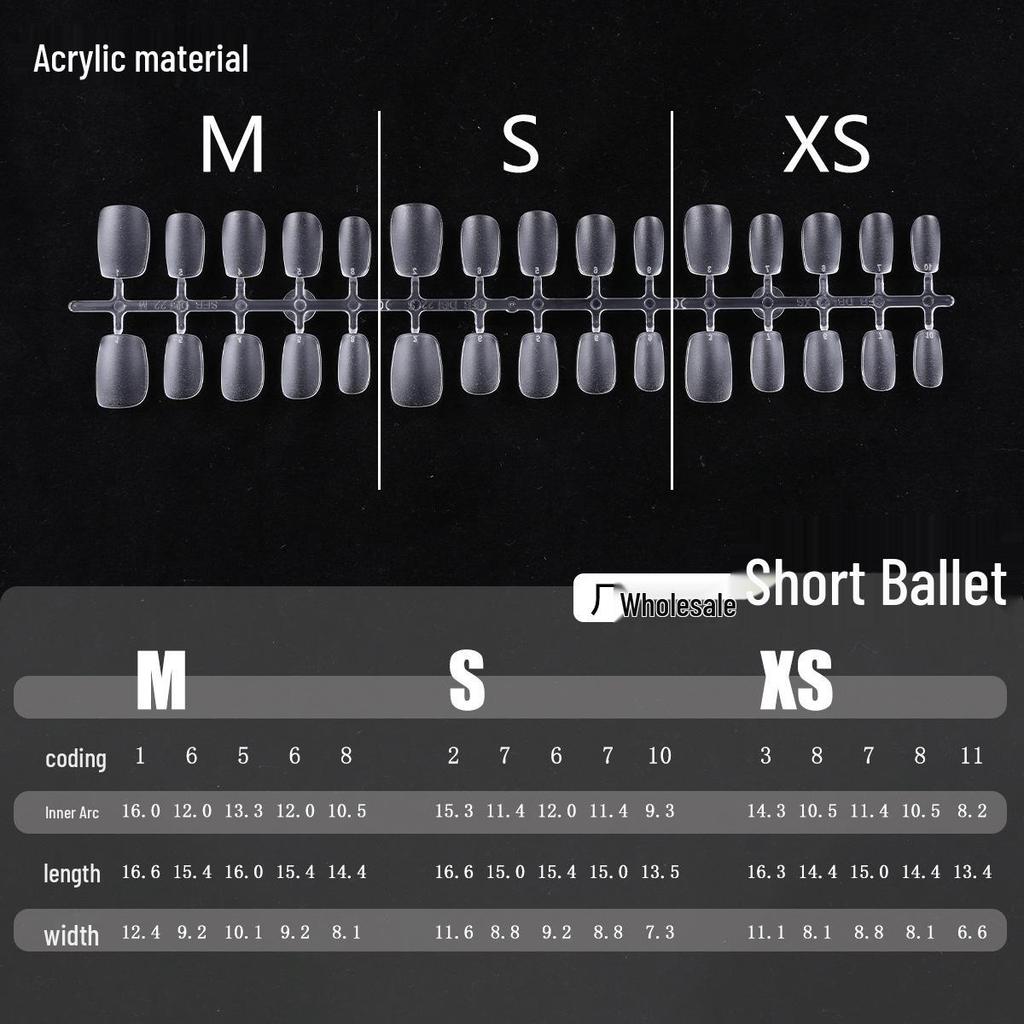 Clear Nail Tips - Almond, Oval, Stiletto, Round Shapes - European & American Popular Series